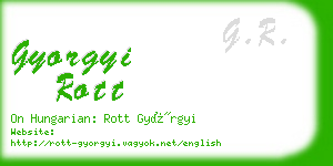 gyorgyi rott business card